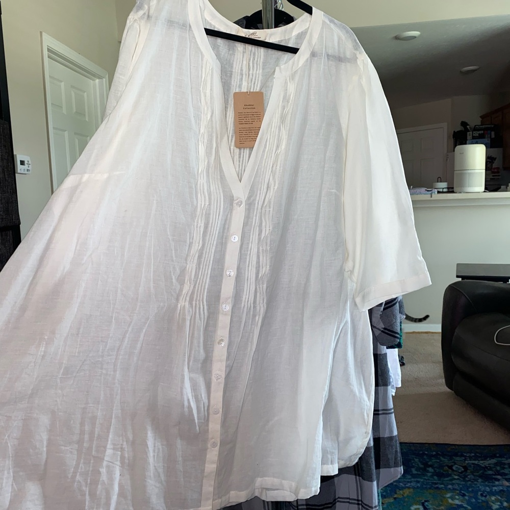 Eshakti / Zapelle 6x NWT custom KHADI 100% cotton tunic